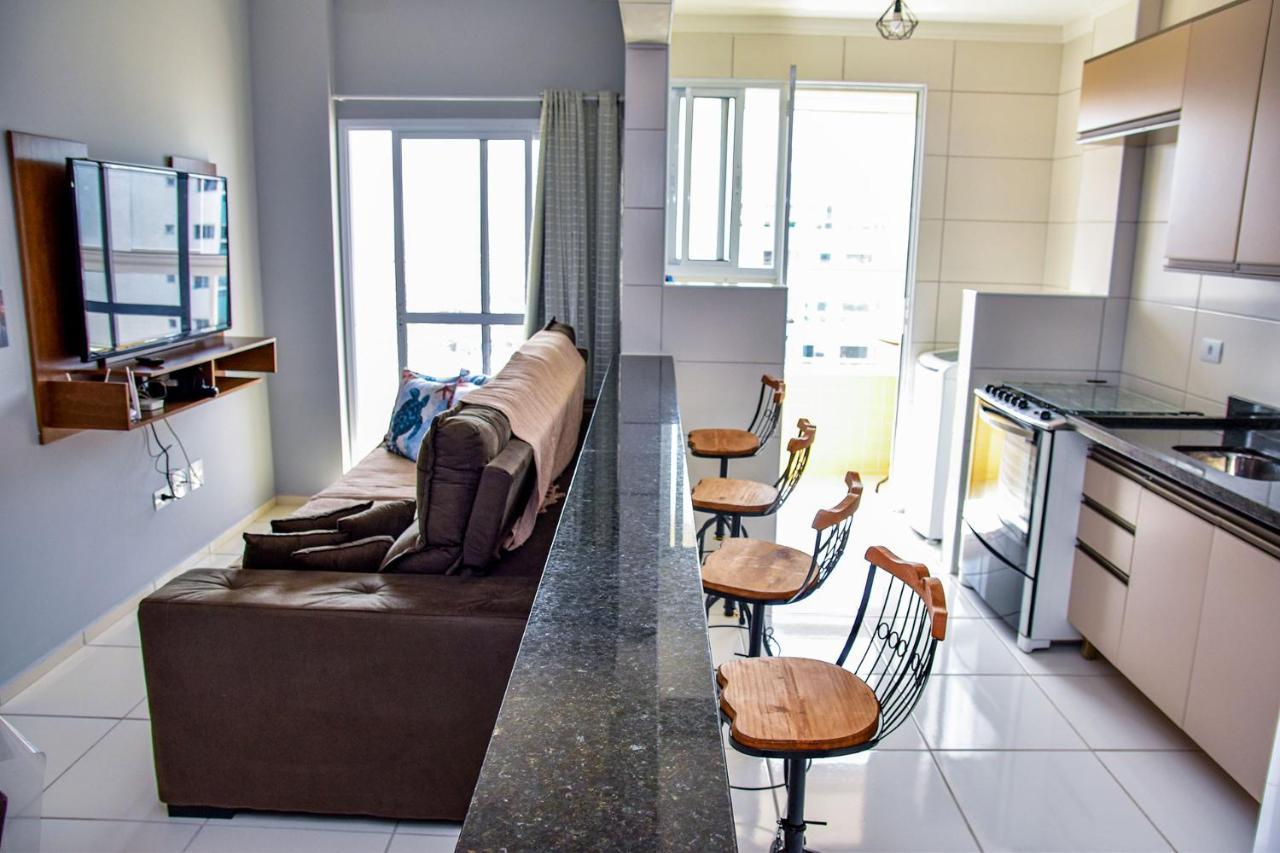 Appartement Apto C Wi-Fi A Beira-Mar Na Praia Jardim Real Sp à Praia Grande  Extérieur photo