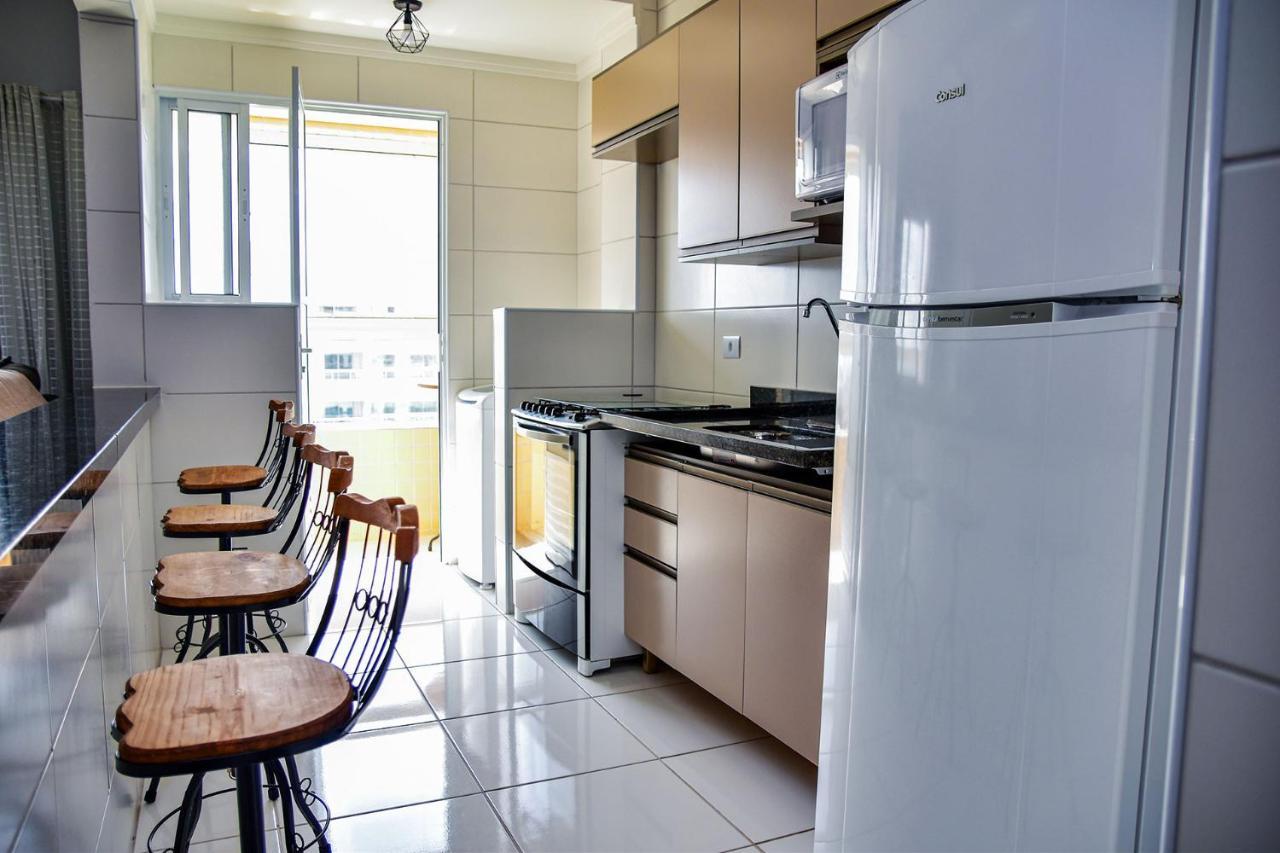 Appartement Apto C Wi-Fi A Beira-Mar Na Praia Jardim Real Sp à Praia Grande  Extérieur photo
