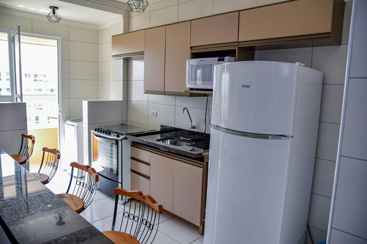 Appartement Apto C Wi-Fi A Beira-Mar Na Praia Jardim Real Sp à Praia Grande  Extérieur photo